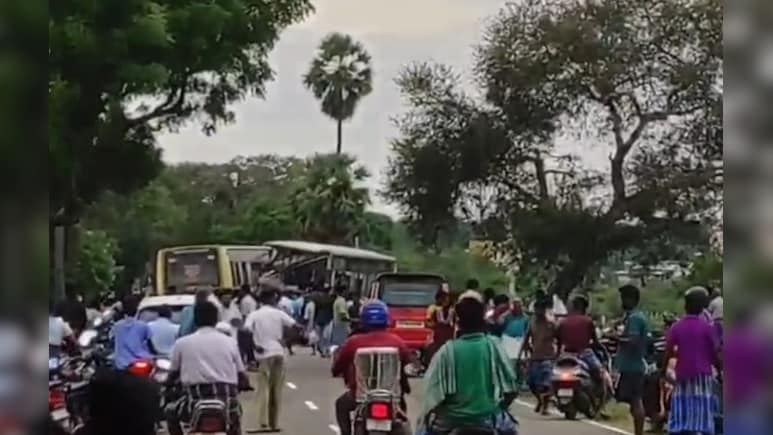 तमिलनाडु के शिवगंगा में दो बसों की भीषण टक्कर में 8 लोगों की मौत, कई गंभीर रूप से हुए घायल