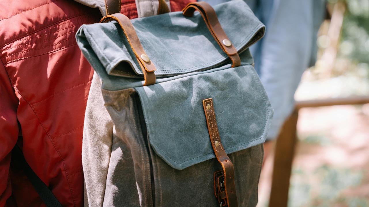 Canvas backpacks are durable 