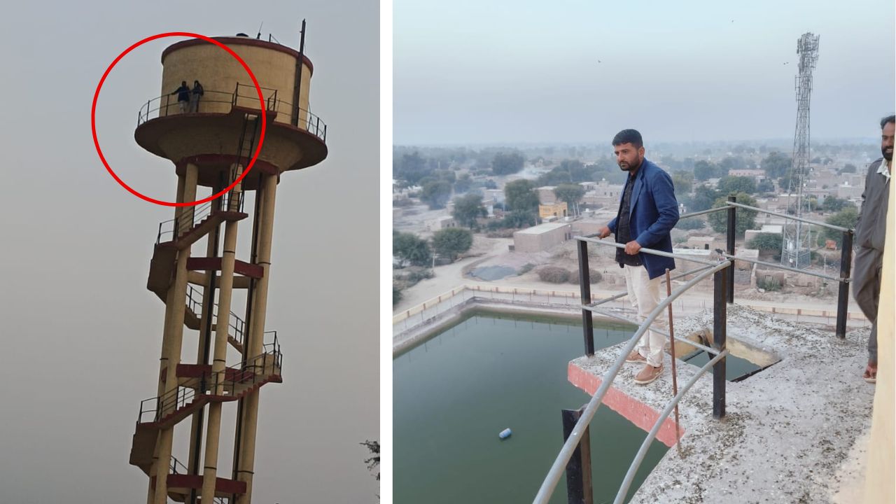 अनूपगढ़ में BDO निलंबन की मांग को लेकर हाई वोल्टेज ड्रामा, 18वें दिन टंकी पर चढ़े सरपंच