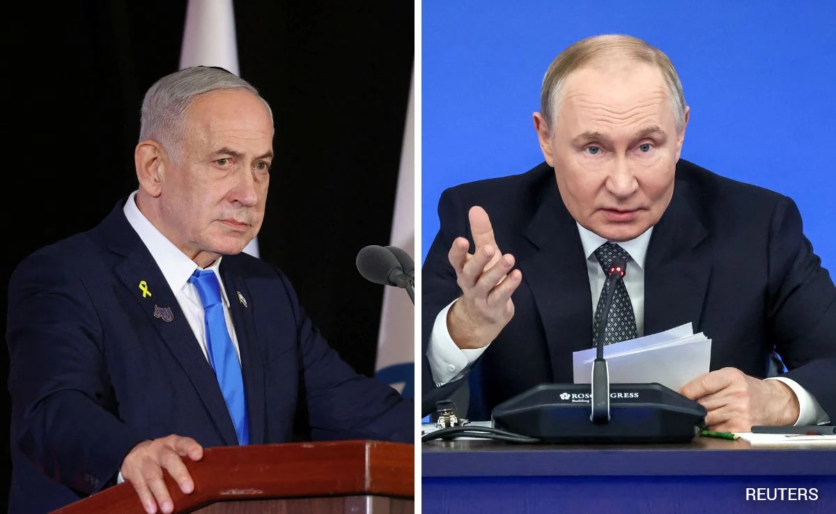 Netanyahu en Poetin bespreken het Midden-Oosten na de Russische VN-resolutie over Gaza Netanyahu en Poetin bespreken het Midden-Oosten na de Russische VN-resolutie over Gaza