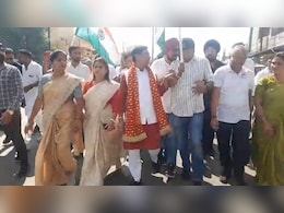 Video: Heated Exchange Between BJP MLA, Party Official During 'Unity March