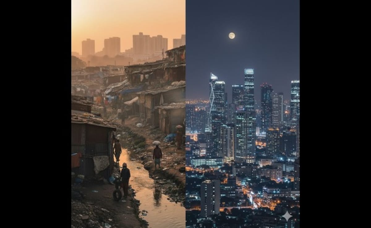 A tale of two worlds. Image generated by AI A tale of two worlds. Image generated by AI