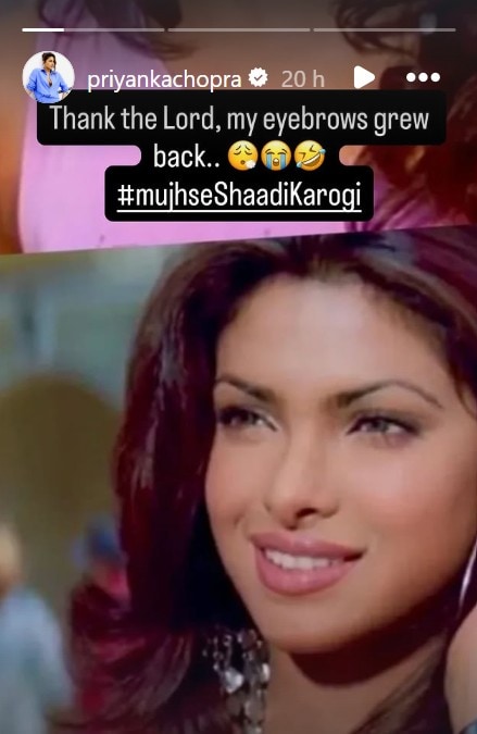 प्रियंका चोपड़ा ने ये इंस्टा स्टोरी शेयर की थी. प्रियंका चोपड़ा ने ये इंस्टा स्टोरी शेयर की थी.