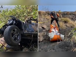 500 फीट गहरी खाई में गिरी थार, 6 युवकों की मौत, रायगढ़ के ताम्हिणी घाट में दर्दनाक हादसा