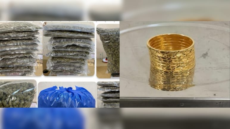 मुंबई एयरपोर्ट पर कस्टम विभाग की बड़ी कार्रवाई, लगभग 18 करोड़ का ड्रग्स और सोना बरामद