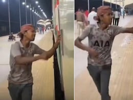 चलती ट्रेन के पीछे भागता रहा रेलवे वेंडर, फिर भी यात्री ने नहीं दिया पेमेंट, Video देख झकझोर उठेगा दिल