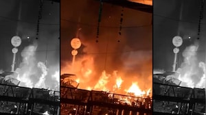 Video: Fire Rages, Chaos After Blast In Car Near Delhi's Red Fort