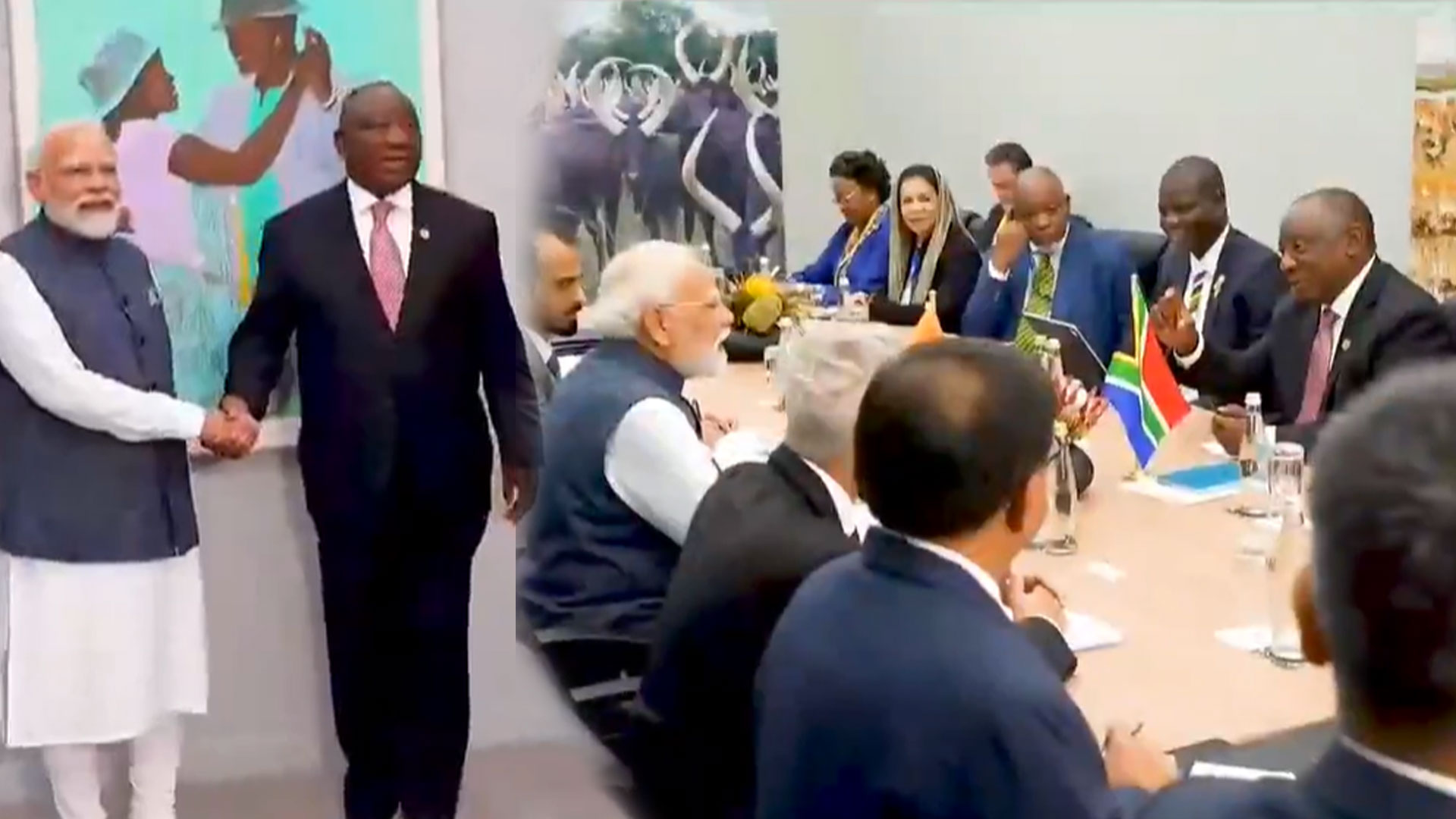 PM Modi, South African President Ramaphosa Hold Bilateral Talks At G20