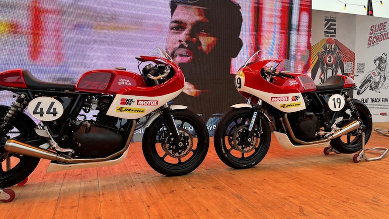 Royal Enfield Continental GT 750 Race Bike Showcased At Motoverse 2025