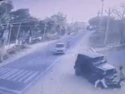 On CCTV, Gang War With Thar, Bikes And Guns In Rajasthan