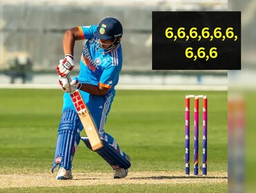 32 चेंडू..318 चा स्ट्राईक रेट, 10 चौकार अन् 9 षटकार, वैभव सूर्यवंशीने ठोकलं वादळी शतक! गगनचुंबी सिक्सरचा Video