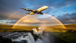 12 'Luckiest' Flight Routes In The World That Fly Over Rainbows, Study Reveals