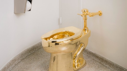 'America' Sells For Rs 1.21 Crore. It's A 101 Kg, 18-Karat Solid Gold Toilet