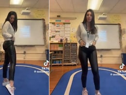 इसमें दिक्कत क्या है... स्कूल में क्लब पैंट पहनकर पहुंच गईं महिला टीचर, वायरल हुआ Video, लोग करने लगे सवाल