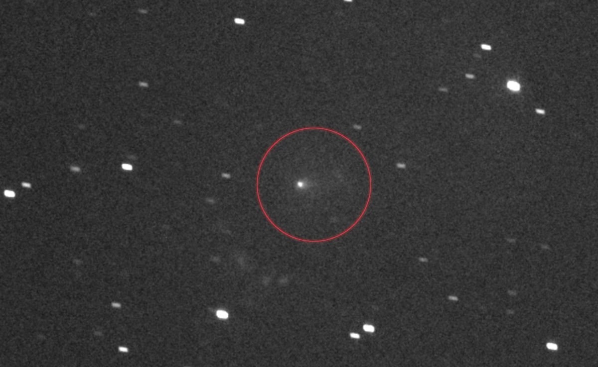 The interstellar comet 3I/ATLAS captured by NASAs Lucy spacecraft in September. The interstellar comet 3I/ATLAS captured by NASAs Lucy spacecraft in September.