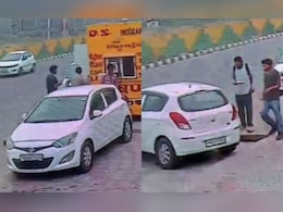 Video: 3 People Seen Getting Delhi Blast i20 Car Pollution Check 2 Weeks Ago