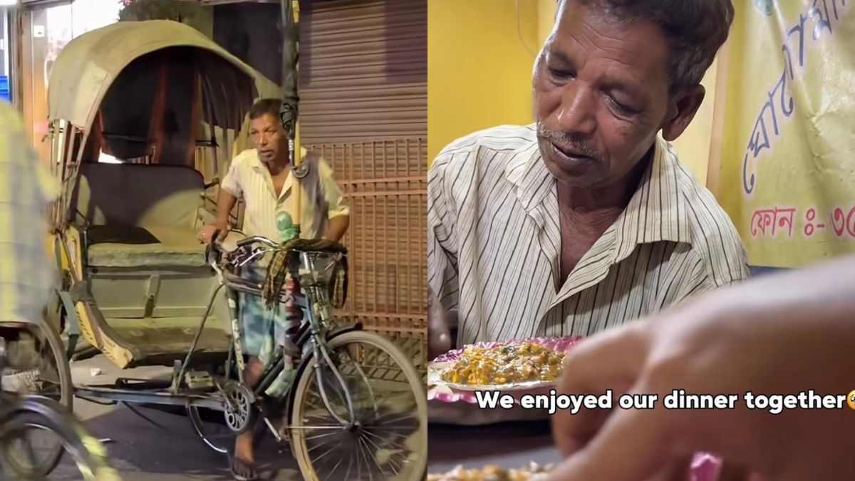 Watch: Kolkata Man Shares Dinner With Rickshaw Puller. Internet Steps In To Help