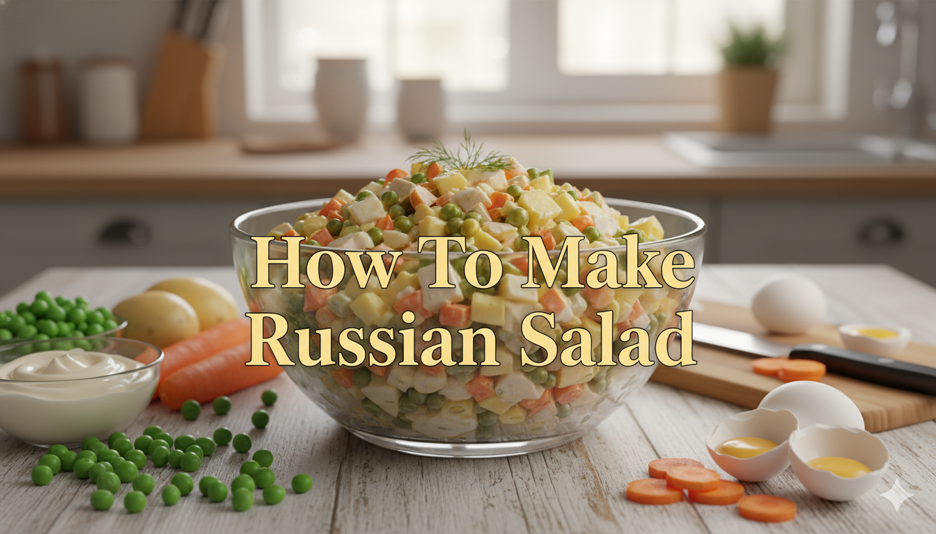 How To Make Russian Salad At Home With Simple Ingredients