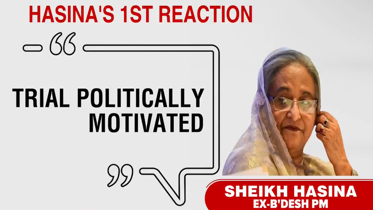 Sheikh Hasina's First Reaction After Dhaka Court Sentences Her To Death