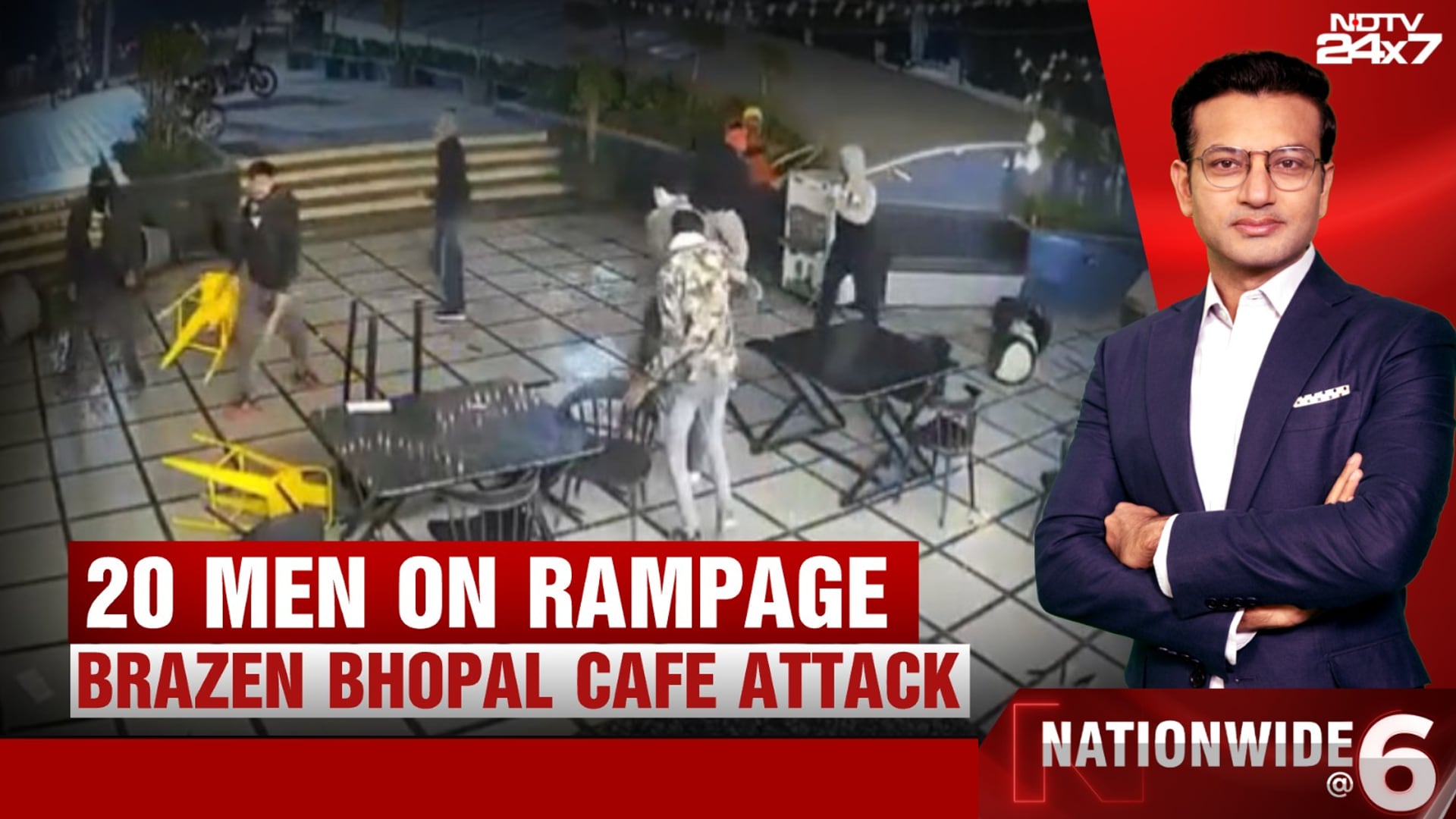 20 Men On Rampage: Brazen Bhopal Cafe Attack