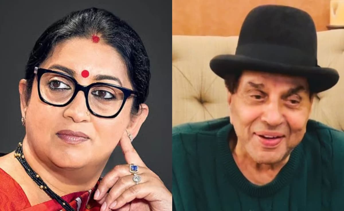 Smriti Irani Remembers "Legend" Dharmendra: "He Was Truly A Son Of The Soil"