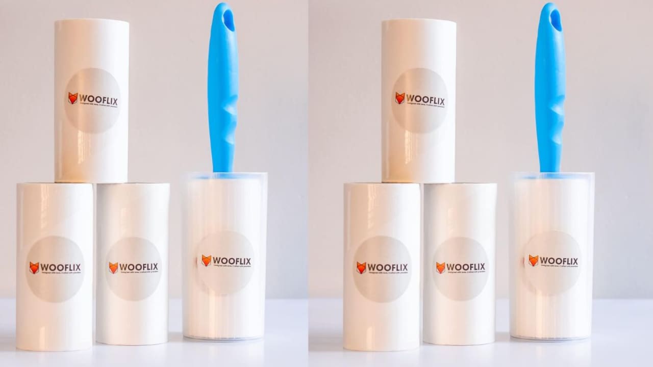 Say goodbye to stubborn lint and hair on clothes with these rollers Say goodbye to stubborn lint and hair on clothes with these rollers