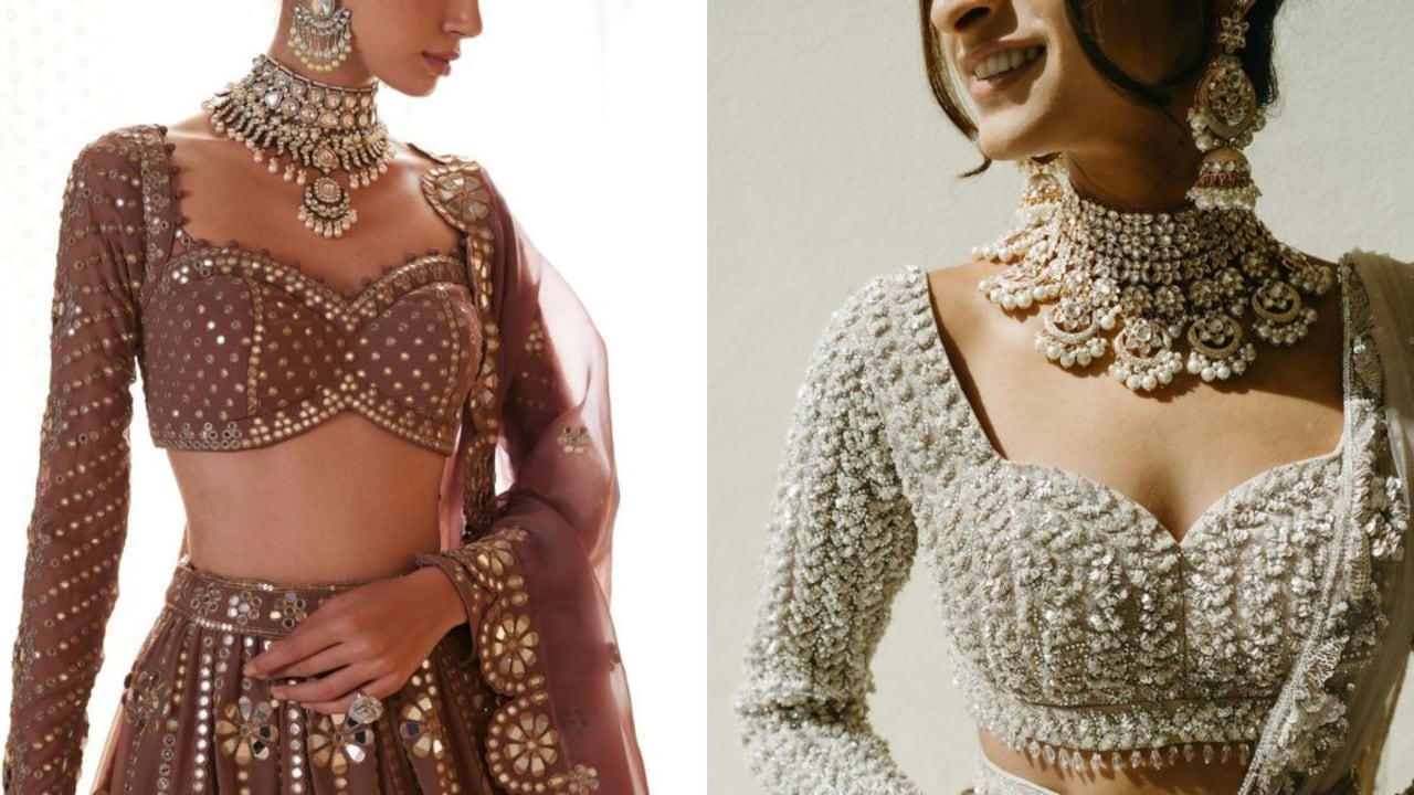 Sweetheart necklines are timeless for romantic brides.