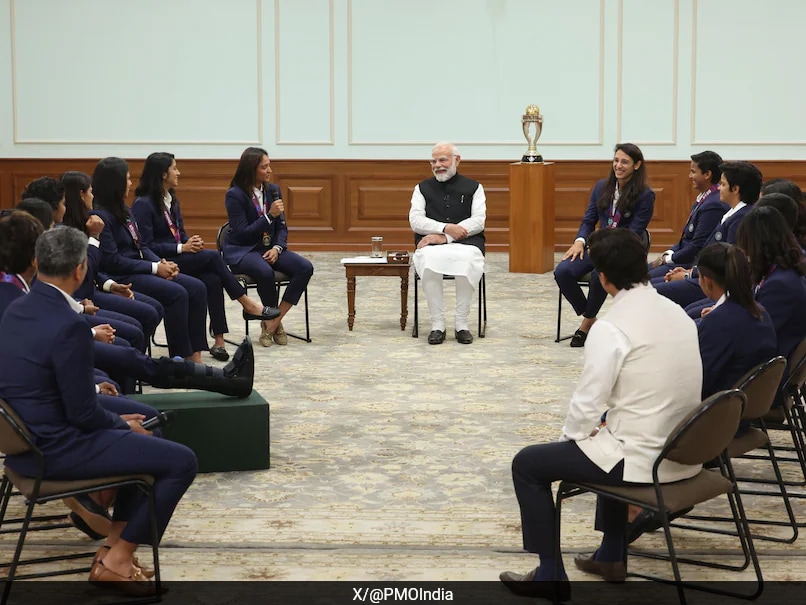 Skincare, Tattoos And Team Spirit: Inside PM Narendra Modi's Candid Meet With Women's World Cup Champions