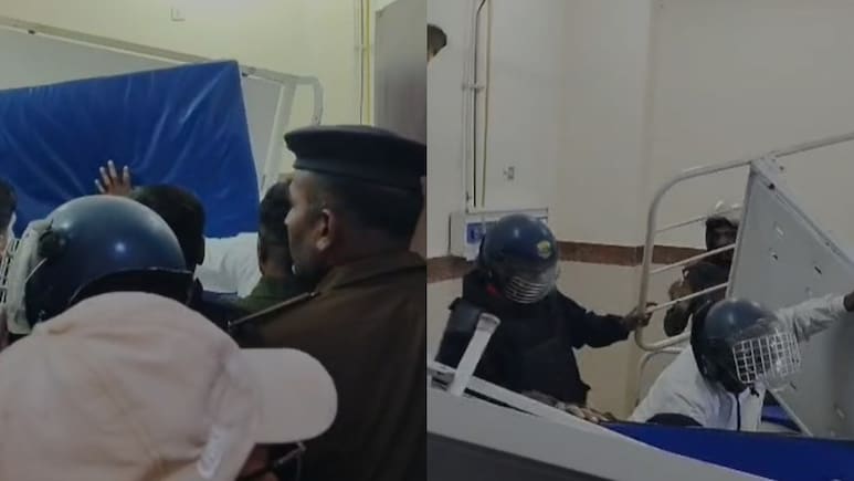 गार्डों को पीटा, जमकर तोड़फोड़... इलाज के लिए जेल से अस्पताल पहुंचे कैदी का तांड़व, पुलिस ने ऐसे किया काबू