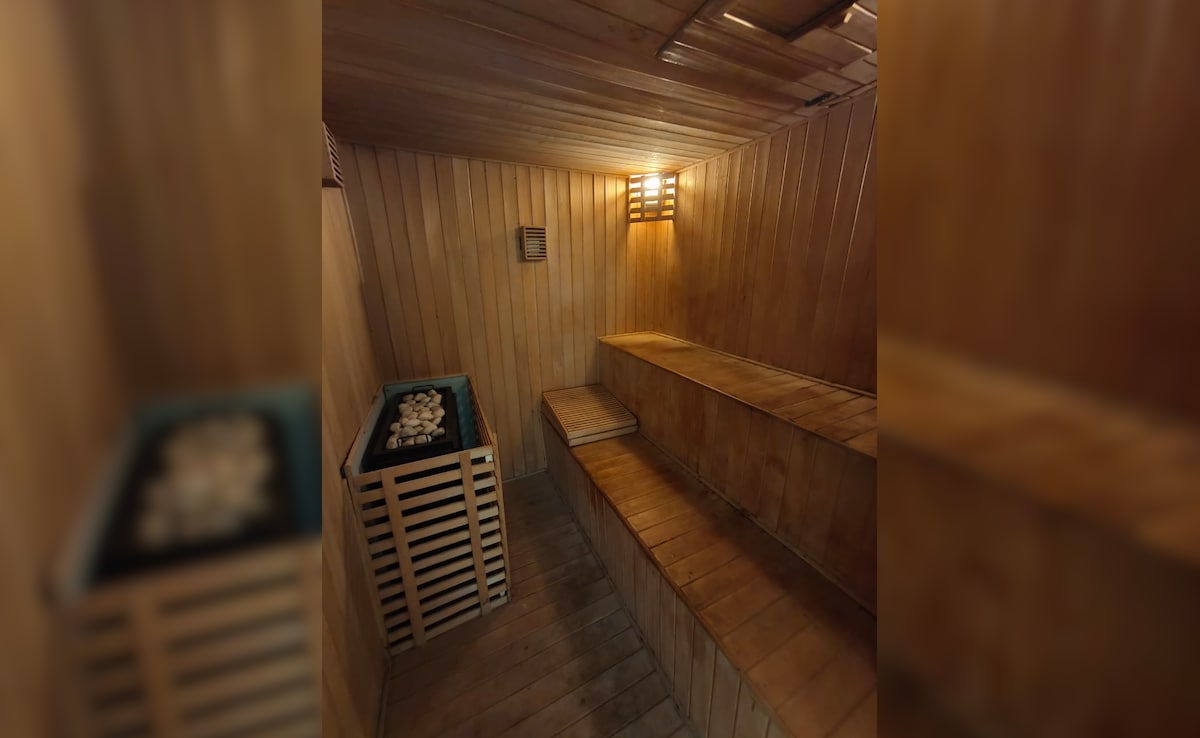Sauna. Photo: Author Sauna. Photo: Author