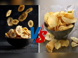 केळीचे चिप्स की बटाट्याचे चिप्स? तुमच्या आरोग्यासाठी कोणता स्नॅक उत्तम? वाचा एका क्लिकवर...