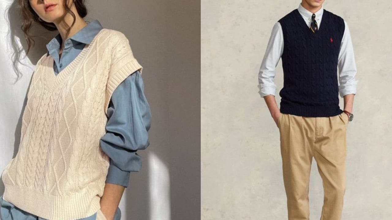 Warm up your wardrobe with the top 5 cable knit sweater vests to style this winter