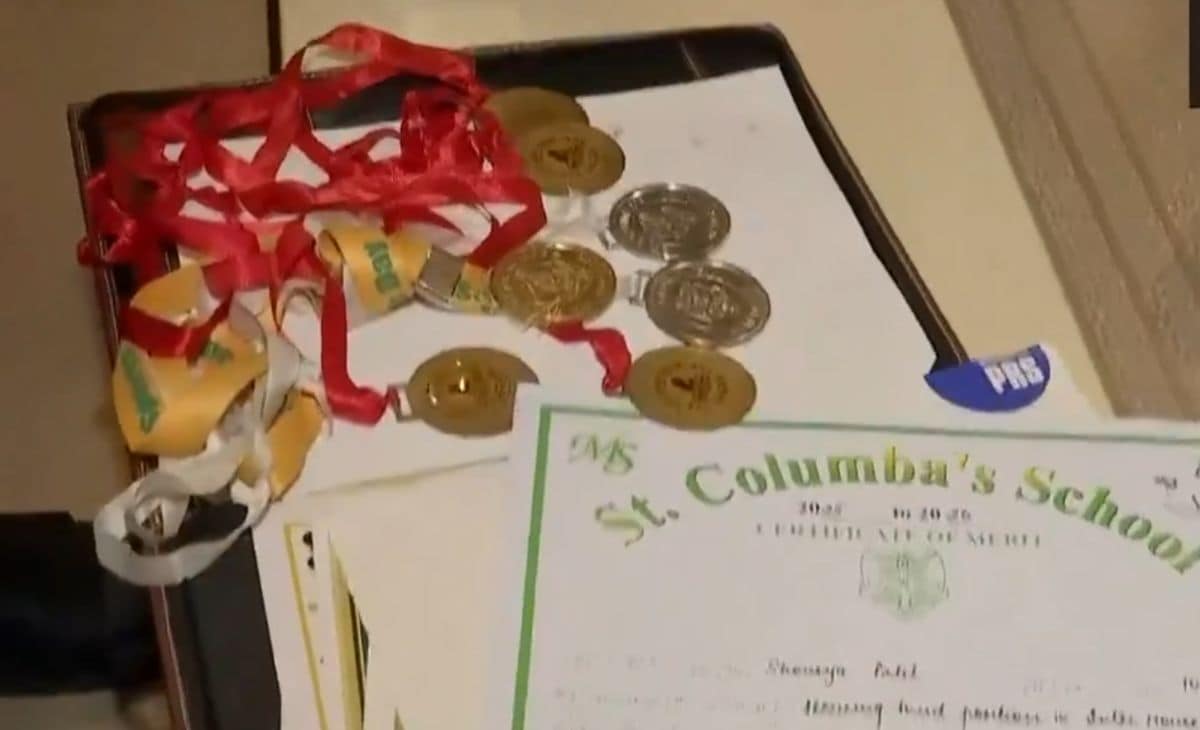 शौर्य पाटिल के जीते हुए मेडल, सर्टिफिकेट.