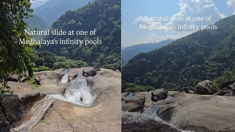 Viral Video Shows Meghalaya's Hidden Infinity Pool. Here's How You Can Get There