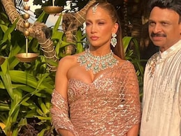 Jennifer Lopez Turns Heads In Custom Manish Malhotra Saree At Netra Mantena And Vamsi Gadiraju's Udaipur Wedding