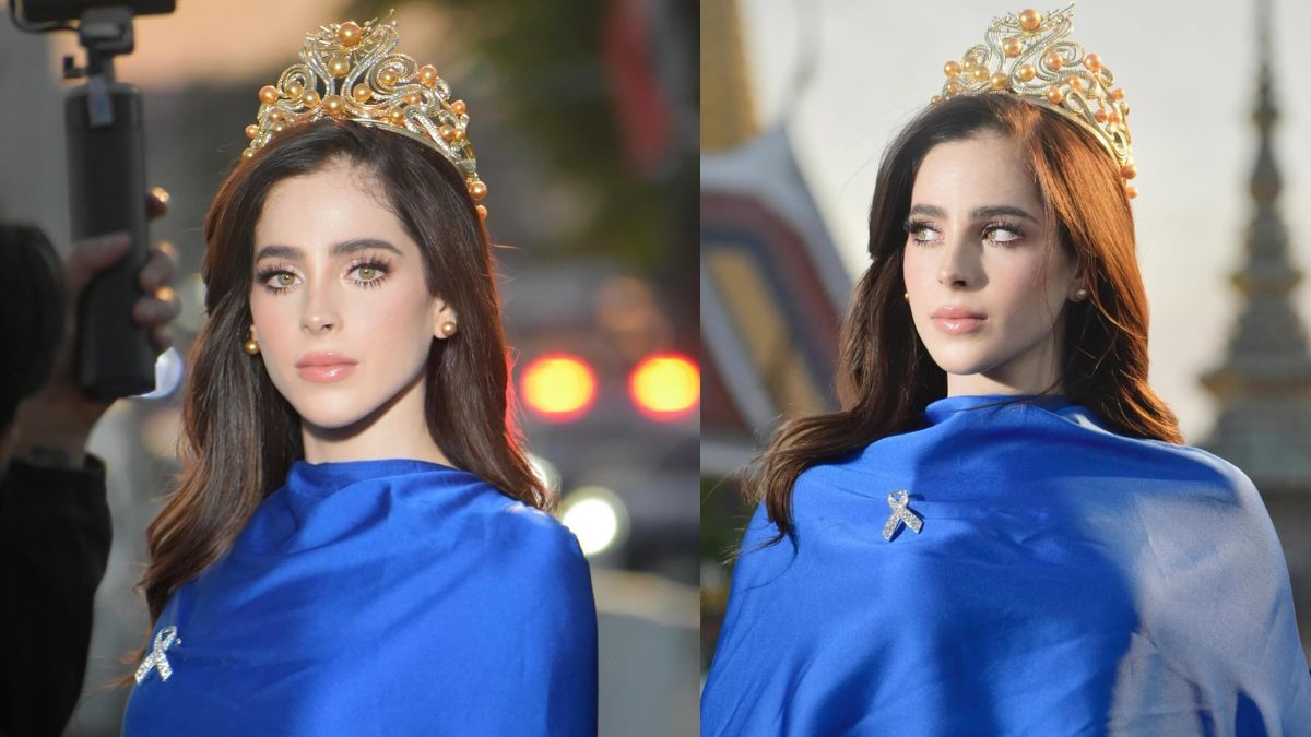 Miss Universe Fatima Bosch Wears A Knotted Silver Ribbon. Know Its Significance