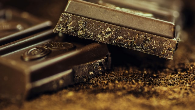 Dark chocolate can help with a sweet craving, but make sure you're eating only two cubes