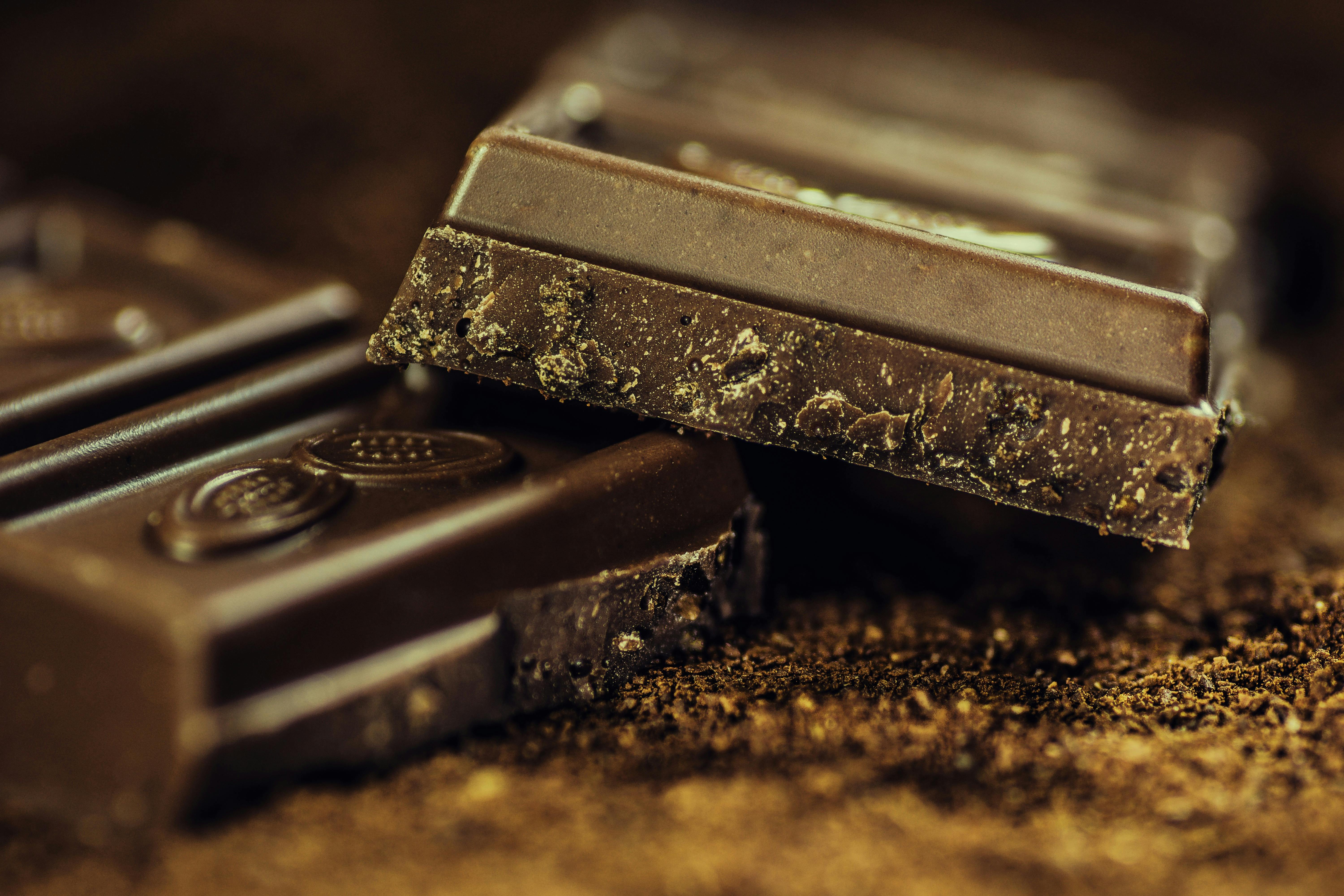 Dark chocolate can help with a sweet craving, but make sure you're eating only two cubes