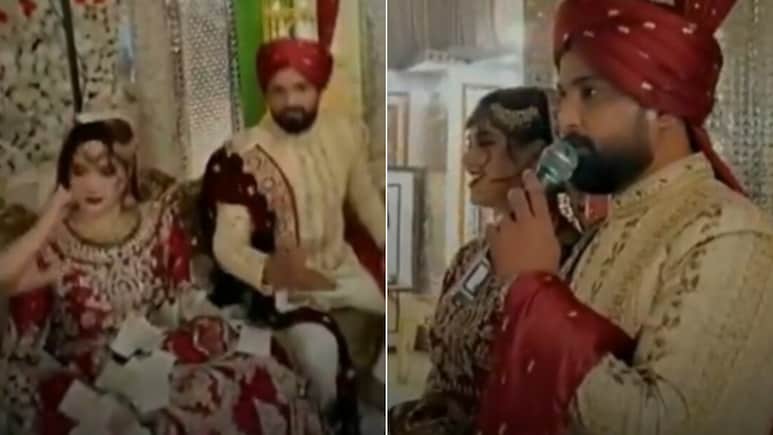 फोटोशूट के बीच बार-बार घुस रहे थे बच्चे, गुस्से में स्टेज पर ही दूल्हे ने जड़ा थप्पड़, वायरल Video पर मचा बवाल