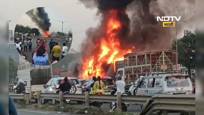 Pune Accident: पुण्यात 2 कंटेनरचा भीषण अपघात, 7 जण ठार तर 20  जखमी, 15 गाड्यांना दिली धडक