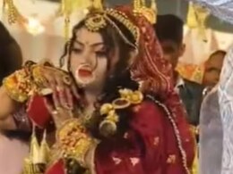 दुल्हन ने एंट्री पर किया ऐसा डांस देखने वालों की आ गई शामत, लुक देख कांपने लगे लोग, बोले- दुल्हन है या मंजुलिका