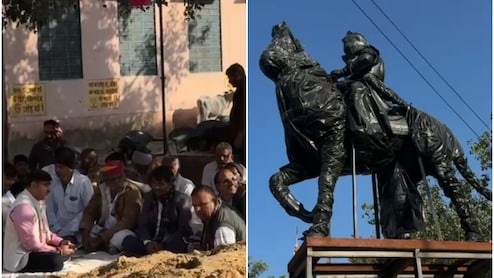 Rajasthan: रात 1 बजे चोरी-छिपे लगाई महाराजा सूरजमल की मूर्ति, नागौर के गांव में भारी तनाव, RAC की 3 कंपनियां तैनात