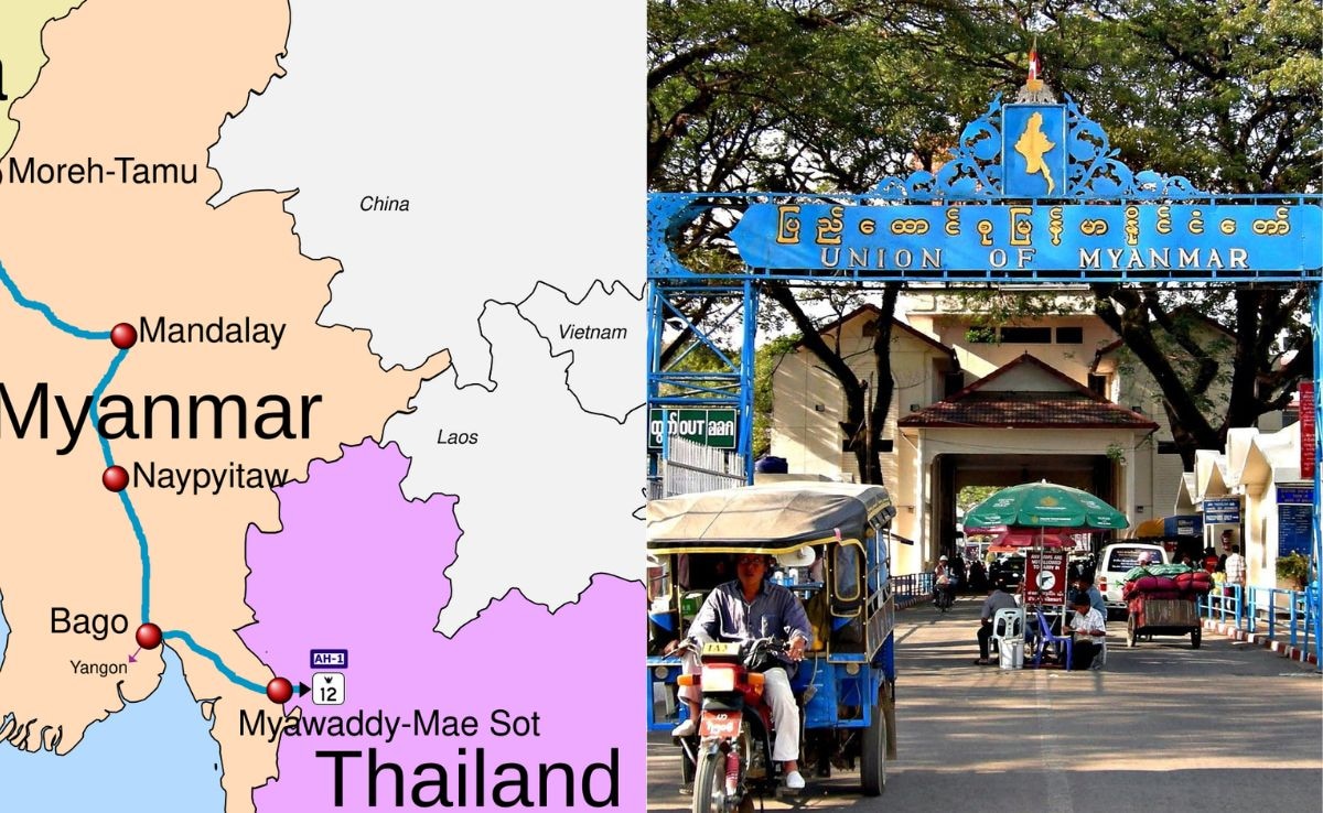 म्‍यांमार-थाइलैंड बॉर्डर पर दुनिया की नाम में दम करने वाले स्‍कैम सेंटर्स, स्‍कैमर्स के अड्डे ध्‍वस्‍त