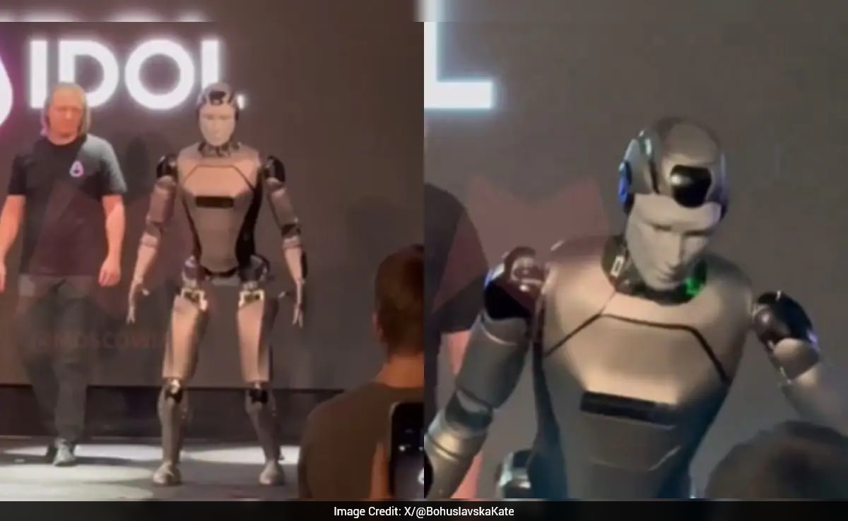 Watch: Russia's First AI Humanoid Robot Falls Face-First On Stage, Video Viral