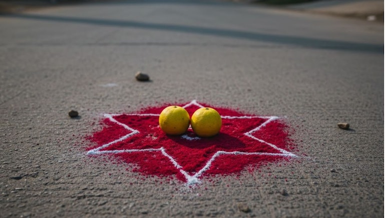 Bhandara News: भंडाऱ्यात सुशिक्षित कॉलनीत रस्त्यावर काळ्या जादूचा प्रकार! परिसरात भीतीचे वातावरण