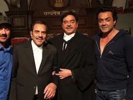 Shatrughan Sinha Pays Tribute To "Elder Brother", Meets Sunny And Bobby Deol