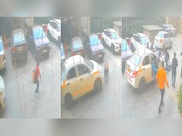 ग्रेटर नोएडा में स्कूल जा रहे छात्र के ऊपर चढ़ गई कार, CCTV वीडियो आया सामने