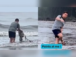 बीच पर कचरा फेंकने से टोका तो युवक ने दिया ऐसा रिएक्शन कि आप भी कहेंगे- शर्म आनी चाहिए