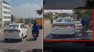 Bengaluru Road Rage: Cab Driver Rams Bike After Argument At KR Puram Bridge