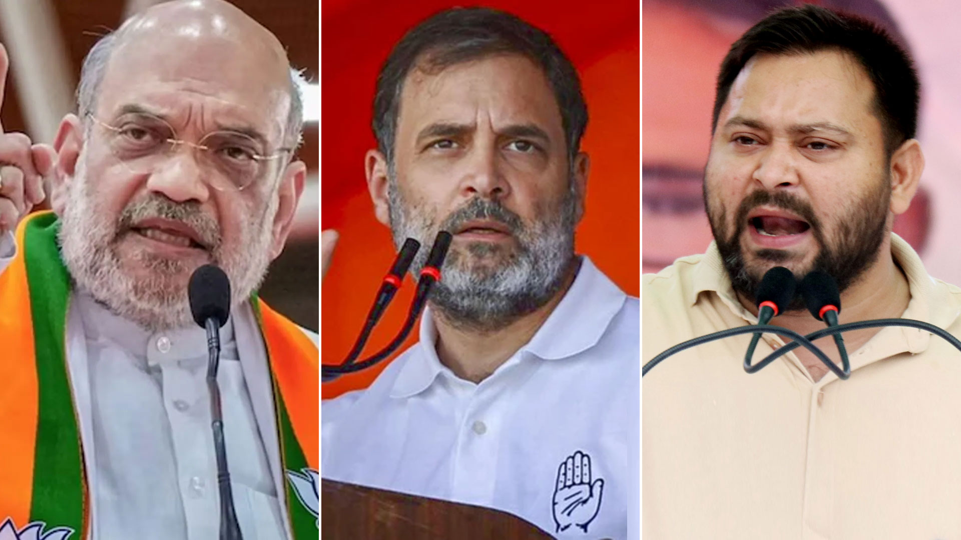 Bihar Polls Campaigning Ends: Amit Shah, Tejashwi Yadav, Rahul Gandhi Lead Final Rallies
